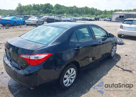 2016 Toyota Corolla Le from USA, damaged, VIN 2T1BURHE3GC738442